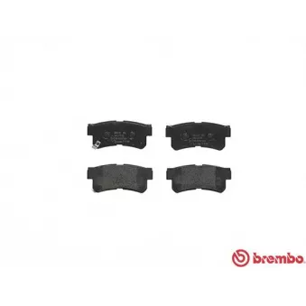 Jeu de 4 plaquettes de frein arrière BREMBO P 15 009