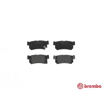Jeu de 4 plaquettes de frein arrière BREMBO P 15 010