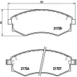 Jeu de 4 plaquettes de frein avant BREMBO P 15 011 - Visuel 2