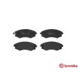 Jeu de 4 plaquettes de frein avant BREMBO P 15 011 - Visuel 1