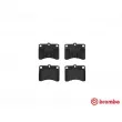 Jeu de 4 plaquettes de frein avant BREMBO P 16 003 - Visuel 1