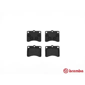 Jeu de 4 plaquettes de frein avant BREMBO P 16 003