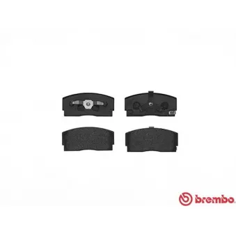 Jeu de 4 plaquettes de frein avant BREMBO P 16 005