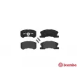 Jeu de 4 plaquettes de frein avant BREMBO P 16 008 - Visuel 1