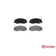 Jeu de 4 plaquettes de frein avant BREMBO P 16 012 - Visuel 1