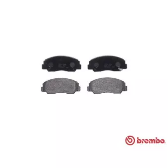Jeu de 4 plaquettes de frein avant BREMBO P 16 012