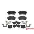 Jeu de 4 plaquettes de frein avant BREMBO P 16 013 - Visuel 1