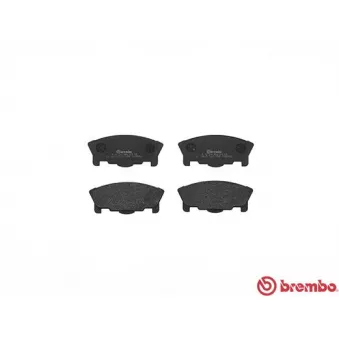 Jeu de 4 plaquettes de frein avant BREMBO