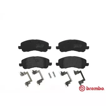 Jeu de 4 plaquettes de frein avant BREMBO P 18 001