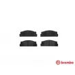 Jeu de 4 plaquettes de frein avant BREMBO P 23 003 - Visuel 1