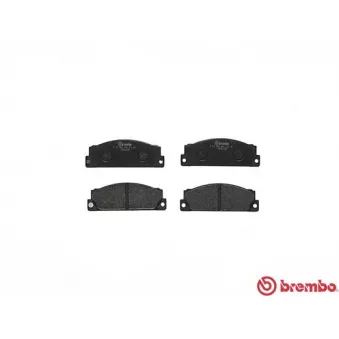 Jeu de 4 plaquettes de frein avant BREMBO P 23 005