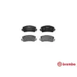 Jeu de 4 plaquettes de frein arrière BREMBO P 23 008 - Visuel 1