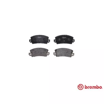 Jeu de 4 plaquettes de frein arrière BREMBO P 23 008