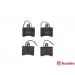 Jeu de 4 plaquettes de frein arrière BREMBO P 23 010 - Visuel 1