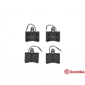 Jeu de 4 plaquettes de frein arrière BREMBO P 23 010