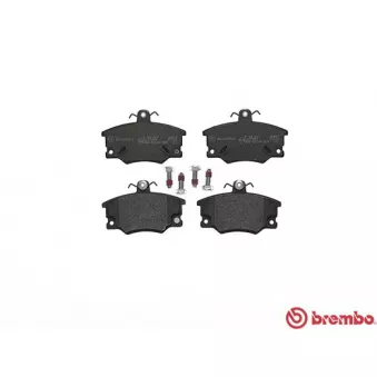Jeu de 4 plaquettes de frein avant BREMBO P 23 017