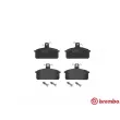 Jeu de 4 plaquettes de frein avant BREMBO P 23 018 - Visuel 1