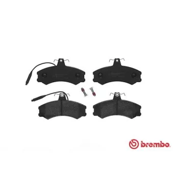 Jeu de 4 plaquettes de frein avant BREMBO P 23 022
