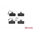 Jeu de 4 plaquettes de frein avant BREMBO P 23 024 - Visuel 1