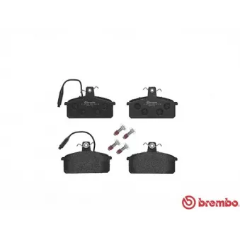 Jeu de 4 plaquettes de frein avant BREMBO P 23 024