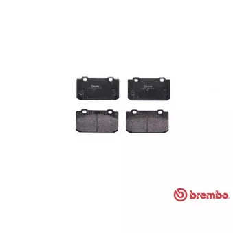 Jeu de 4 plaquettes de frein avant BREMBO P 23 027