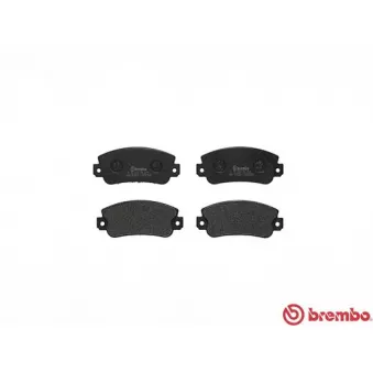 Jeu de 4 plaquettes de frein avant BREMBO P 23 029