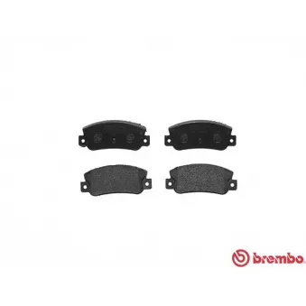 Jeu de 4 plaquettes de frein arrière BREMBO P 23 032