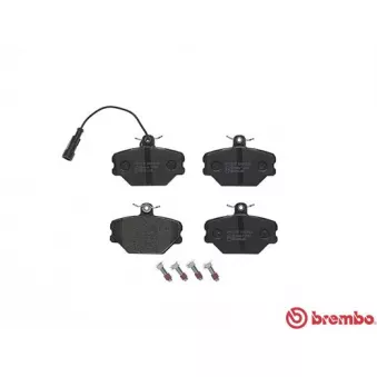 Jeu de 4 plaquettes de frein avant BREMBO P 23 044