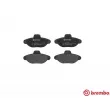 Jeu de 4 plaquettes de frein avant BREMBO P 23 054 - Visuel 1