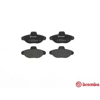 Jeu de 4 plaquettes de frein avant BREMBO P 23 054