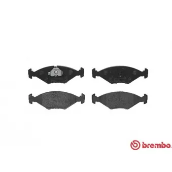 Jeu de 4 plaquettes de frein avant BREMBO P 23 055
