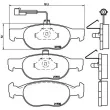 Jeu de 4 plaquettes de frein avant BREMBO P 23 057 - Visuel 2