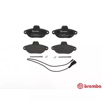 Jeu de 4 plaquettes de frein avant BREMBO P 23 060