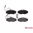 Jeu de 4 plaquettes de frein avant BREMBO P 23 068 - Visuel 1