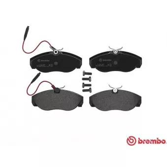 Jeu de 4 plaquettes de frein avant BREMBO P 23 068