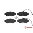 Jeu de 4 plaquettes de frein avant BREMBO P 23 069 - Visuel 1