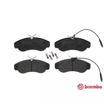 Jeu de 4 plaquettes de frein avant BREMBO P 23 069