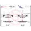 Jeu de 4 plaquettes de frein avant BREMBO P 23 071 - Visuel 2
