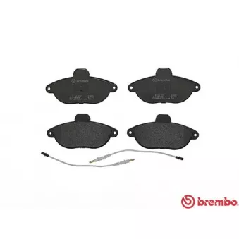 Jeu de 4 plaquettes de frein avant BREMBO P 23 072