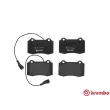 Jeu de 4 plaquettes de frein avant BREMBO P 23 074 - Visuel 1