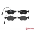 Jeu de 4 plaquettes de frein avant BREMBO P 23 077 - Visuel 1