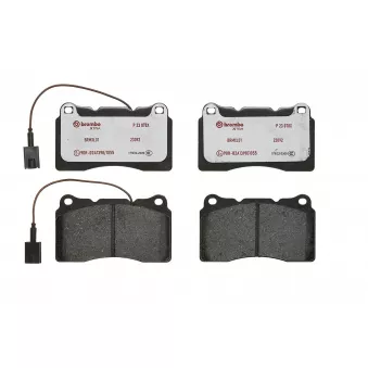 Jeu de 4 plaquettes de frein avant BREMBO P 23 078X