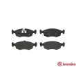 Jeu de 4 plaquettes de frein avant BREMBO P 23 079 - Visuel 1