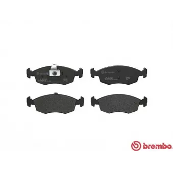 Jeu de 4 plaquettes de frein avant BREMBO P 23 079