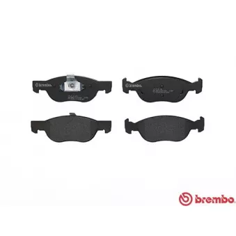 Jeu de 4 plaquettes de frein avant BREMBO P 23 081