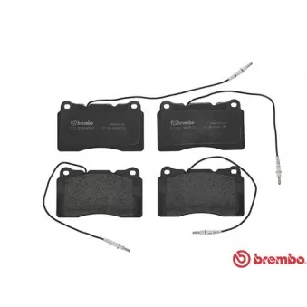 Jeu de 4 plaquettes de frein avant BREMBO