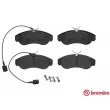 Jeu de 4 plaquettes de frein avant BREMBO P 23 084 - Visuel 1