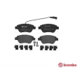 Jeu de 4 plaquettes de frein avant BREMBO P 23 085 - Visuel 1