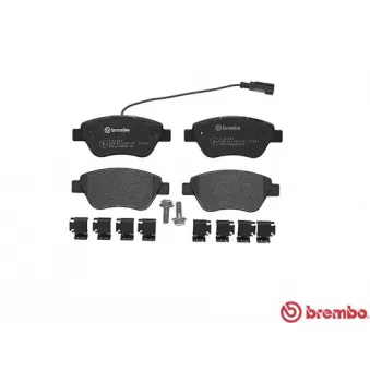 Jeu de 4 plaquettes de frein avant BREMBO P 23 085