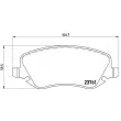 Jeu de 4 plaquettes de frein avant BREMBO P 23 088 - Visuel 2